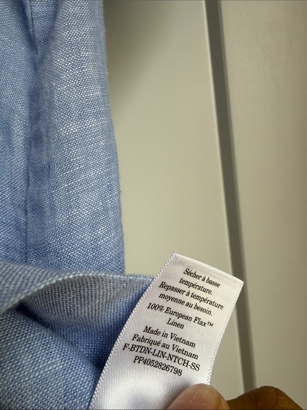 NWOT Everlane 100% Linen Women’s Button-Up Short Sleeve Shirt - Picture 3 of 5